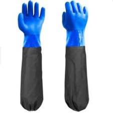 Heavy Men Aquarium Waterproof Glove Pond Gloves Long Arm Rubber Gloves