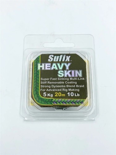 Sufix Heavy Skin Green 20m 10lb Fil pour Carpes Bas Cordon Karpfenvorfach - Photo 4/4