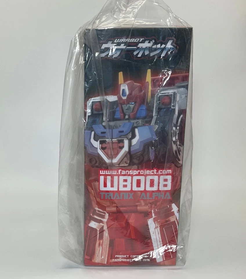 Fansproject Warbot WB008 TRIANIX ALPHA Transformers Diaclone Dia-Batallas ¡Sellado! Foto 3 de 4