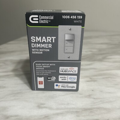 Commercial Electric Smart Dimmer 1006 456 159 With Motion Sensor