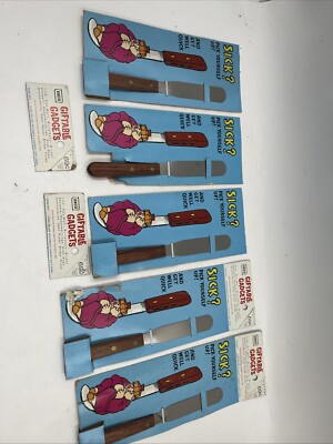 Lot 5 VINTAGE Giftable Gadgets ~ On Card ~ Get Well Soon Funny