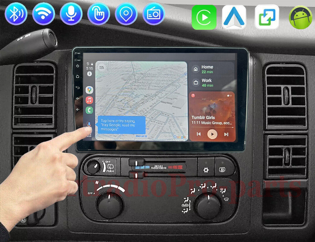 For 2002-2003 Dodge Durango Android 13 Navi CarPlay Car Stereo