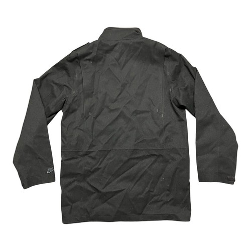 Chaqueta NIKE Para Hombre L Negra Forrada Táctica Solapa Bolsillos Embalable Con Capucha Cremallera Completa - Imagen 2 de 11