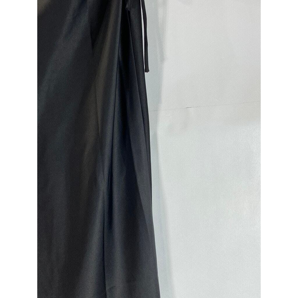 MOTF Women's Black Solid Adjustable Side Ruched S… - image 6