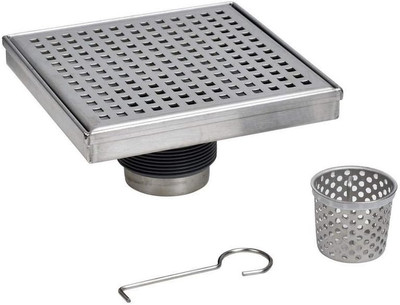 Designline 4 In. X 4 In. Square Drain Square Grate