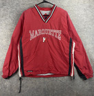 VTG Marquette University Holloway Jacket Men's Small Red Pullover Windbreaker
