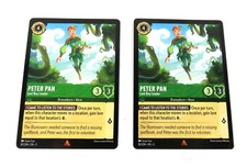 Disney Lorcana x2 Peter Pan Lost Boy Leader 82/204 NM Into the Inklands Card