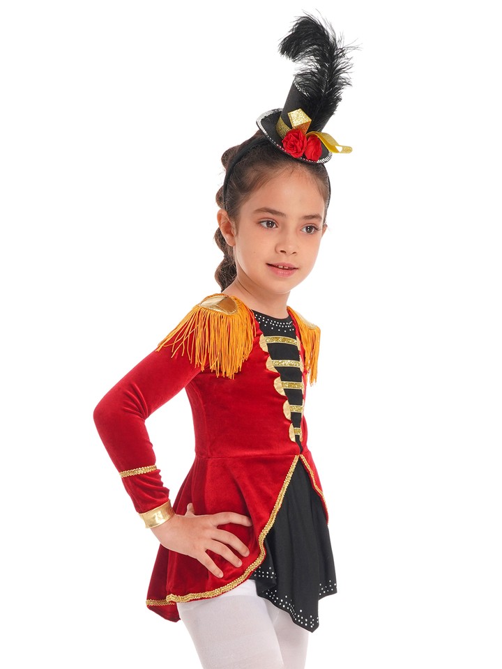 Dompteurin Fliege Kostüm Für Mädchen – Karneval & Mottoparty Outfit Mit Clown-/Zirkus-Design