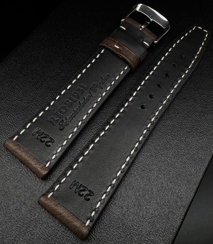 Genuine Leather | "Havana" | Model R39 Watch Band RIOS1931 Made In Germany - Picture 24 of 26