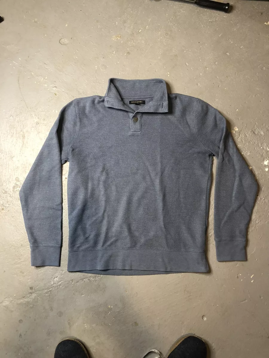 Banana republic waffle knit henley 2025