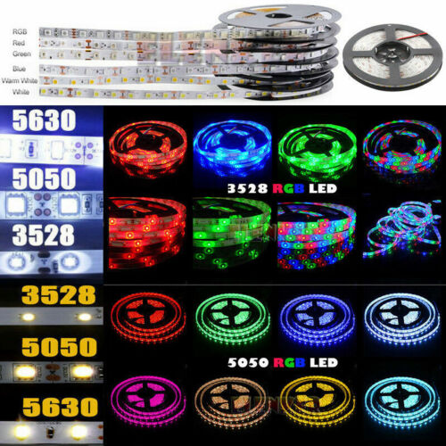Wholesale 3528 5050 5M/10M/15M/20M RGB SMD LED Roll Strip Light 12V Waterproof - Picture 1 of 19