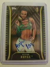PEYTON ROYCE 2018 TOPPS WWE NXT A-PR 48/99 AUTOGRAPH Signed Auto AU IICONICS 