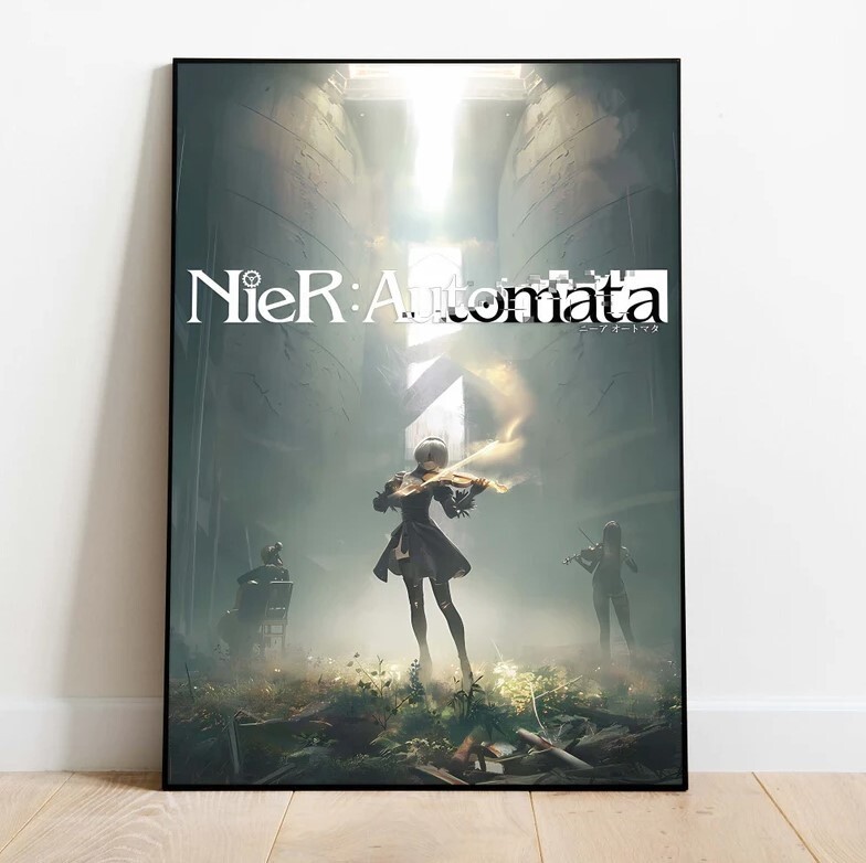 Nier: Automata Poster, Wall Art & Home Decor, Video Game Poster Gift-image