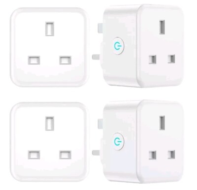 4er-Pack Wireless WiFi Smart Stecker Steckdosen Steckdose für Amazon Alexa Google Home
