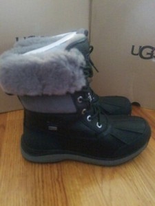 women's adirondack boot round toe leather & suede waterproof booties