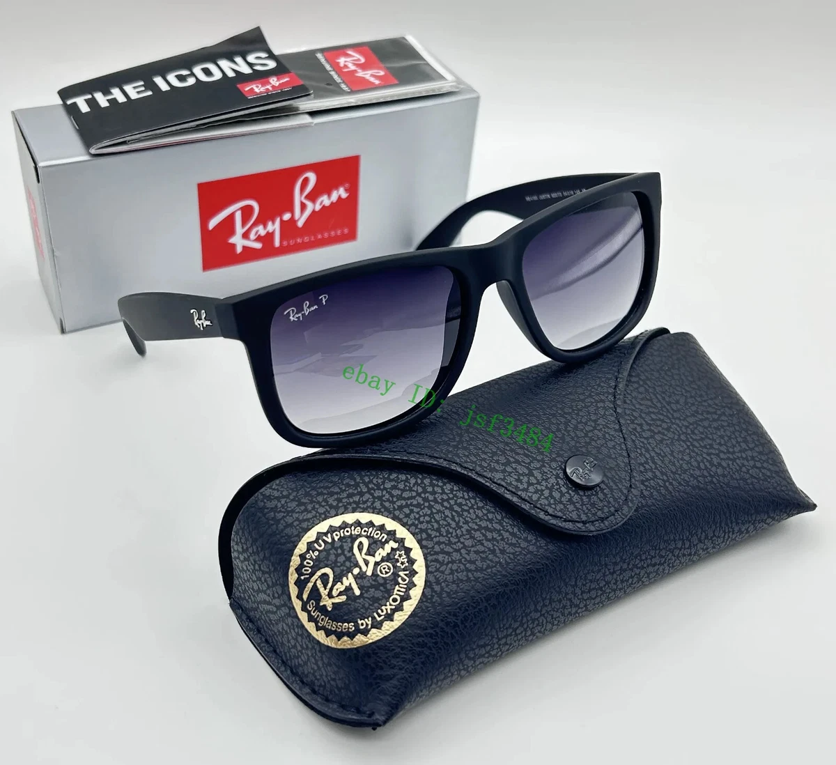 Ray-Ban Polarized Gray Sunglasses for Women for sale | eBay display picture 3