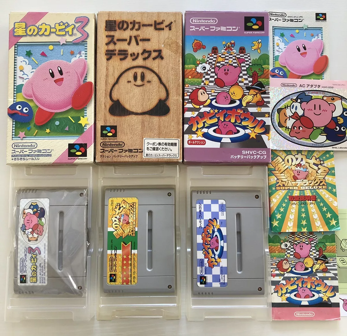 Kirby's Dream Land 3 Super Deluxe Kirby Bowl Nintendo Super Famicom SFC