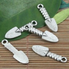 20pcs 26x7mm,hole:2mm Tibetan Silver shovel design charms X0273