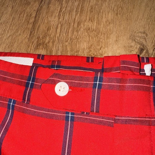 Vintage Jaymar Pants Mens 70s Hippy Beatnik Leisure Suit Disco Plaid MCM 38 29 - Picture 13 of 16