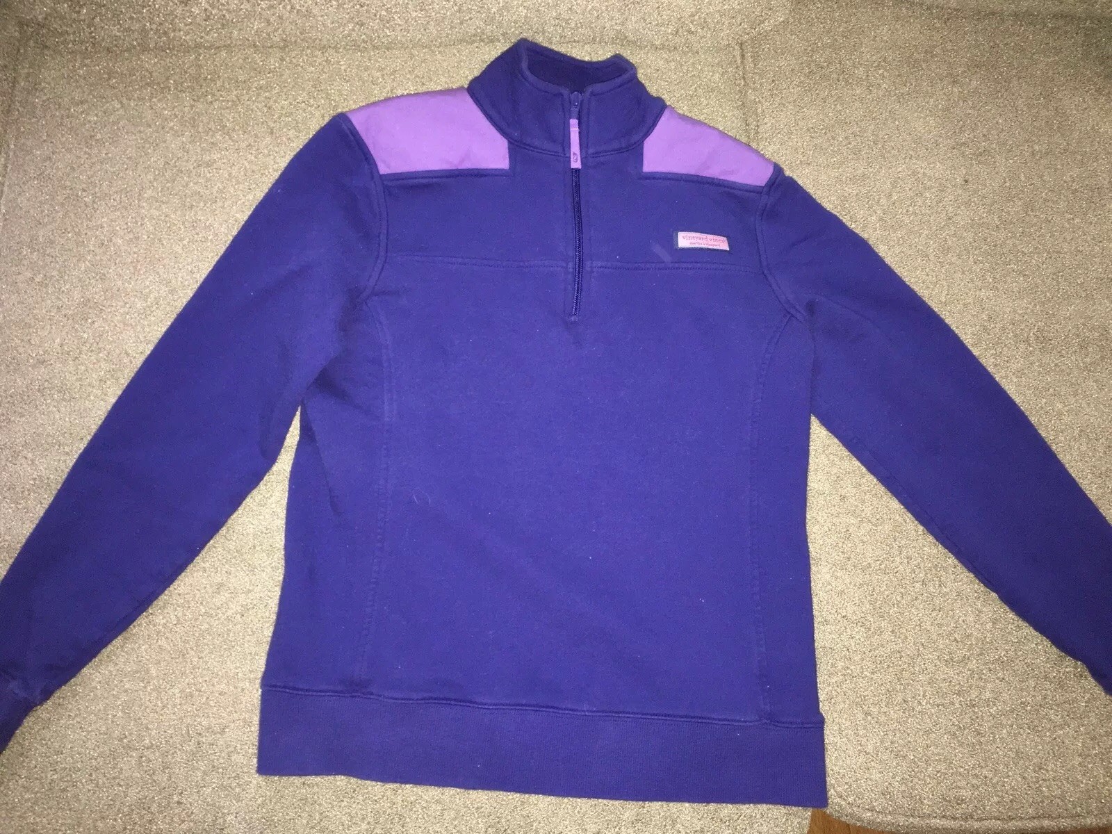 Vineyard Vines Quarter Zip Pullover Lavender Purp… - image 1