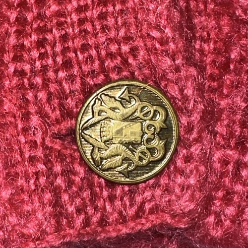 Vintage 1960s 100% Mohair Cardigan Sweater Pinkish Red Approx Sz Medium Shaggy - Picture 5 of 15