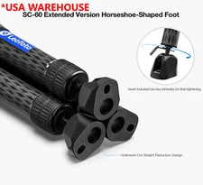 Leofoto SC-60 Rubber Horseshoe-Shaped Feet | Set of 3