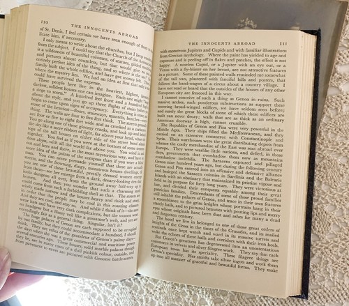 Vtg 1954 Mark Twain Boxed Book The Innocents Abroad The New Pilgrim's Progress - Picture 7 of 7