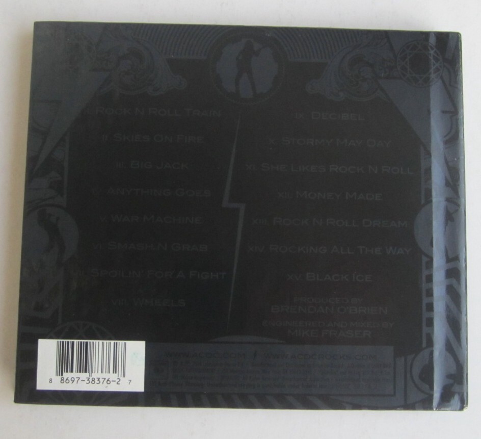 AC/DC – Black Ice CD USED - Booklet - 88697 38376 2 Blue Letters