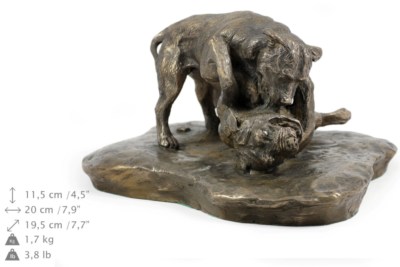 Bull Terrier, statue de chien en bois, peinte, édition limitée, faites votre propre statue, ArtDog, statue de chien de base en bois, peinture, édition limitée, faites votre propre statue, ArtDog