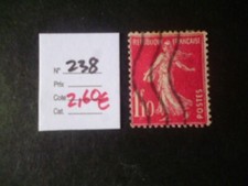 3444  TP FRANCE OBLIT.   N° 238 ANNEE 1927-31