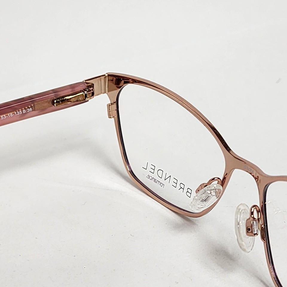 Brendel 922059 Women's Glasses in Dark Burgundy / Rose Gold / Pink