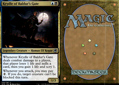 Krydle of Baldur's Gate [Dungeons & Dragons: Adventures in the Forgotten Realms] Moderately Played