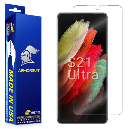 ArmorSuit MilitaryShield Samsung Galaxy S21U 6.8 in Screen Protector Made in USA - 第 7/9 張圖片