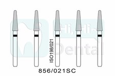 Dental Diamond Burs FG Round End Taper 856/021SC Super Coarse High 10/25/50Pcs