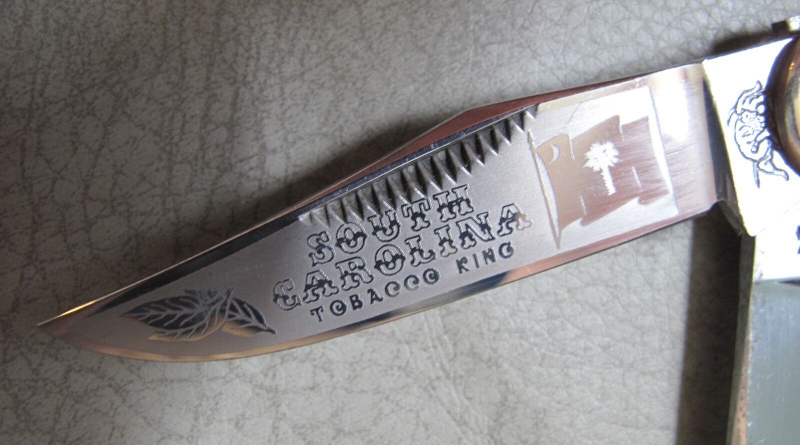 Bulldog Brand South Carolina Pocket Knife, 1984 Tobacco King, Germany
