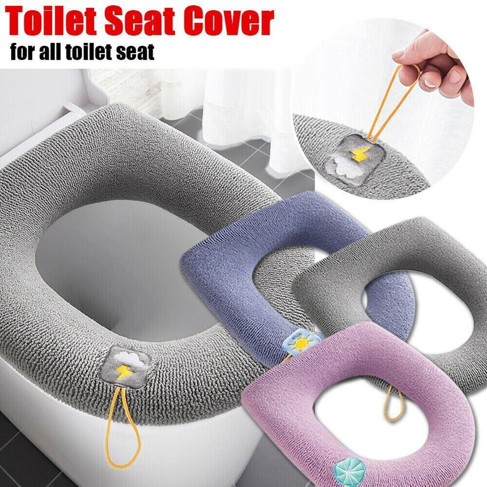 Replaceable Toilet Seat Cover Home Furnishings Good Flexibility 36x44cm