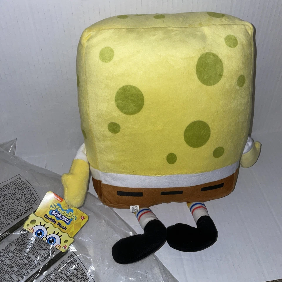 Peluche Nickelodeon 12" Bob Esponja Cuddle NUEVO RARO Foto 3 de 4