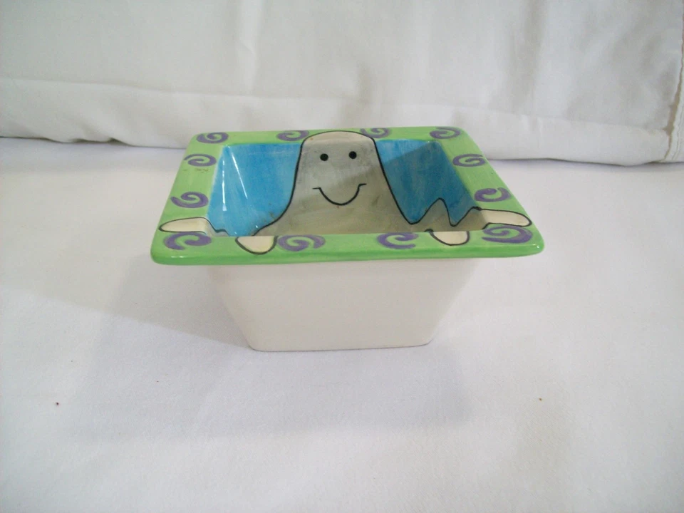 Cuenco de caramelo cuadrado Essentials by Home Collection colorido diseño pulpo Foto 3 de 4