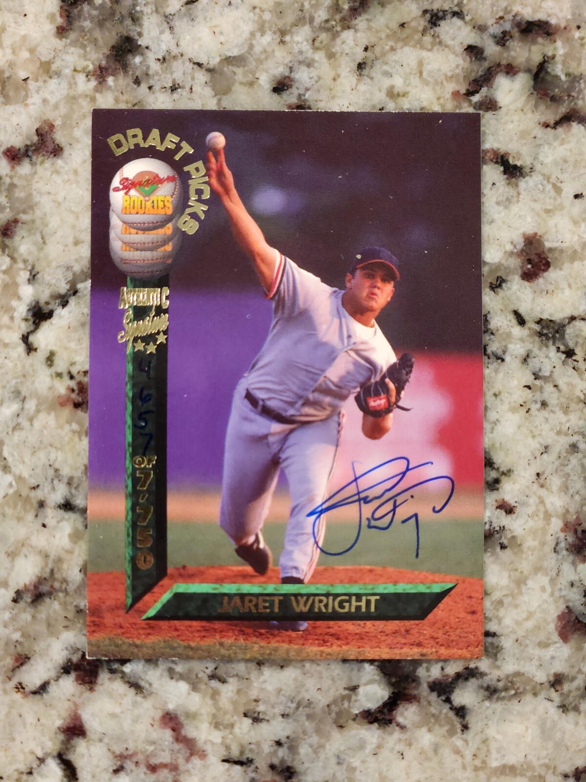 1994 Signature Rookies Draft Picks #10 Jaret Wright Signatures #/7750