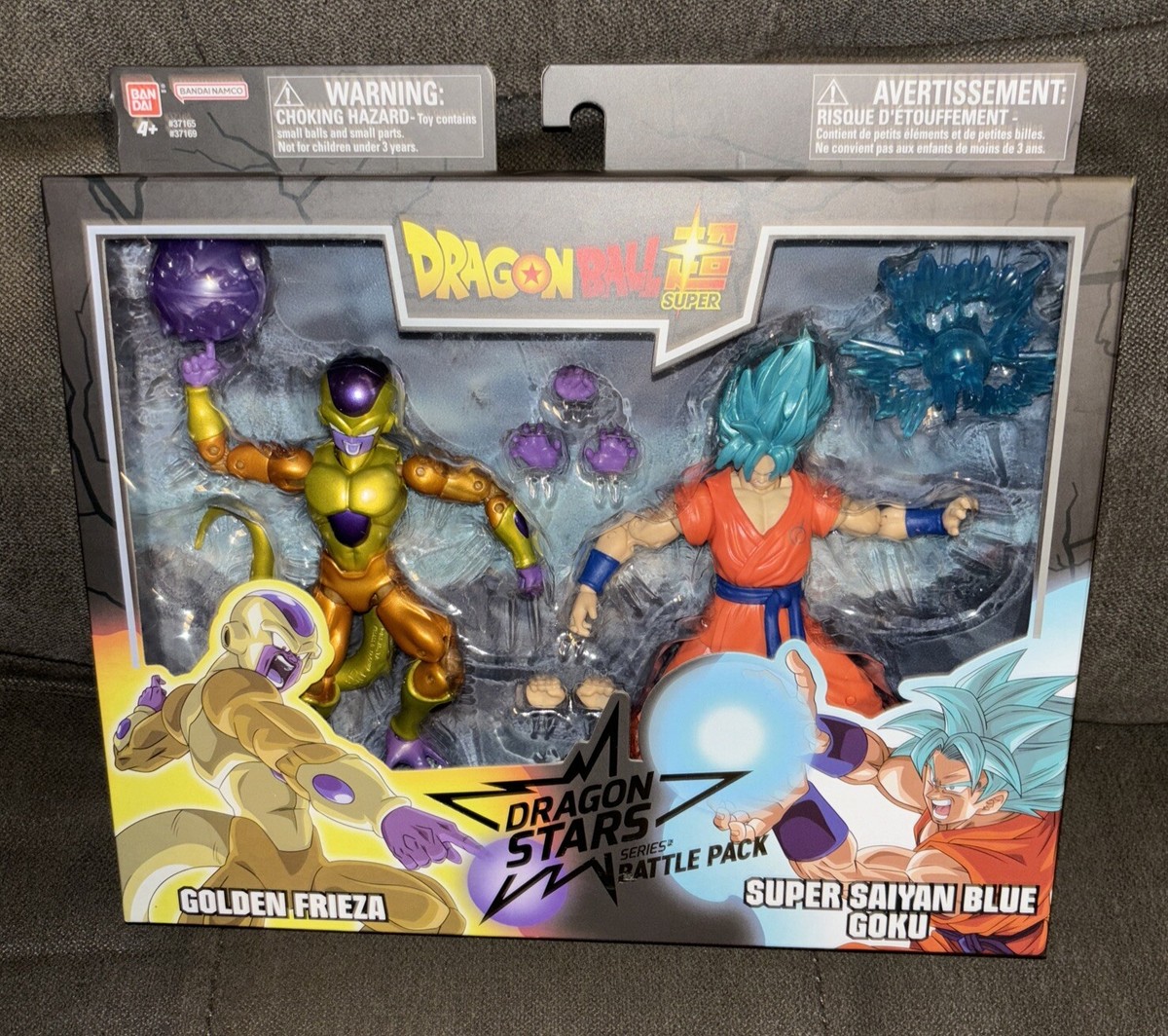 Bandai🔥DragonBall Z Dragon Stars Battle Pack Golden Frieza SS Blue Goku  Figs
