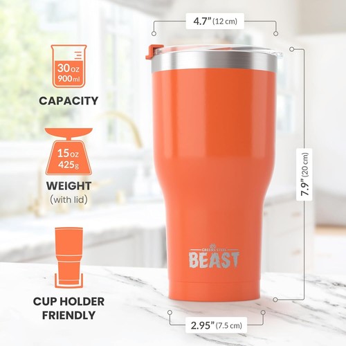 Beast 50 oz Tumbler Stainless Steel Vacuum Insulated Coffee Ice Cup Double Wall - 第 139/148 張圖片