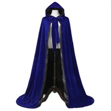 Elegant Velvet Outdoor Wedding Cloak Jacket Vintage Cape Black Women Bridal