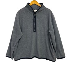 Elisabeth By Elizabeth Claiborne Women's Sweatshirt Size 2 Gray Long Sleeve Zip