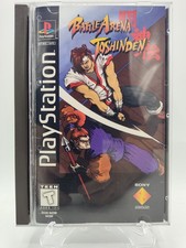 Battle Arena Toshinden (PS1, 1995) CIB w/ Reg Card + Case Protector VGC Tested!