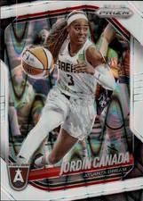 2025 Panini Prizm WNBA - Jordin Canada - #120 White Seismic Prizms Atlanta Dream