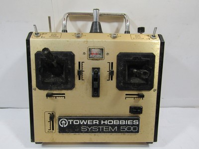 Vintage Tower Hobbies System 500 RC Airplane Transmitter 