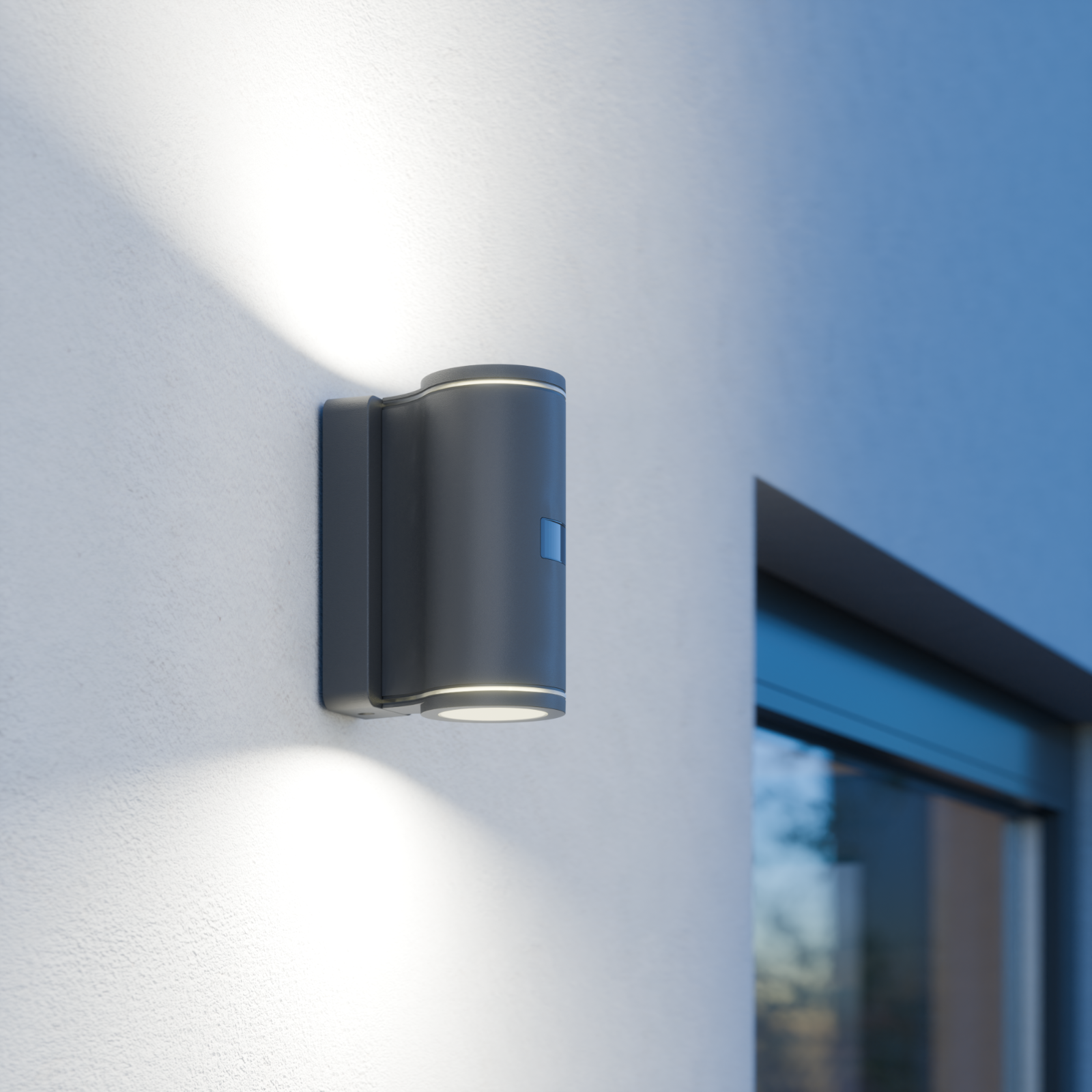 Steinel LED-Außenwandleuchte L 820 SC Anthrazit, 9,8 W, 679 Lm, Inkl. Hausnummer, 160° IHF-Bewegungsmelder, Vernetzbar, Per App Bedienbar, Aluminium - Foto 11