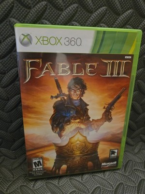 Fable III Xbox 360 Complete CIB RPG Lionhead Studios Microsoft