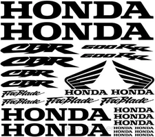 Honda CBR 600RR Decal Stickers Kit – Aftermarket Vinyl Motorcycle Graphics