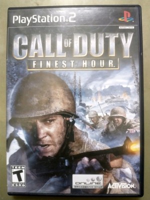 Call of Duty Finest Hour - PS2 - Complete CIB Tested Works Good Condition